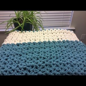 Crocheted blanket